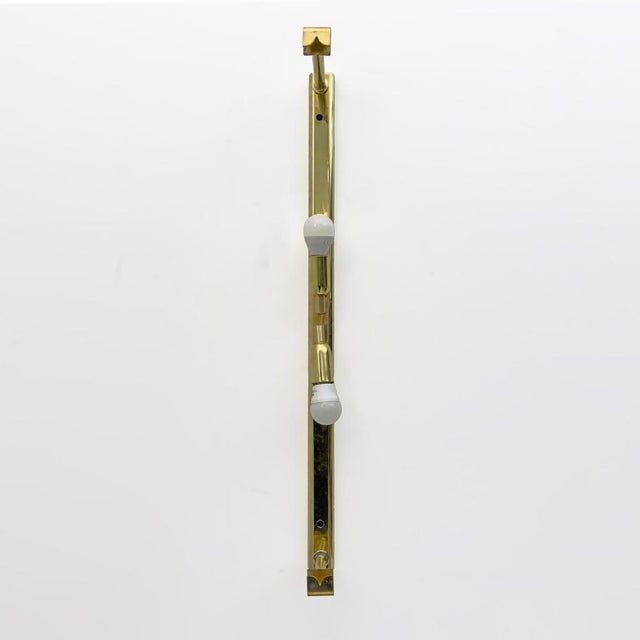 Modern Amber Murano Glass and Brass Sconces, 2000, Set of 2 For Sale - Image 11 of 12