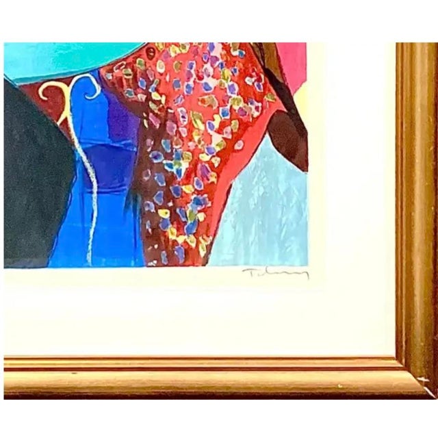 Itzchak Tarkay "Cafe Jarden" Serigraph For Sale In Tampa - Image 6 of 10