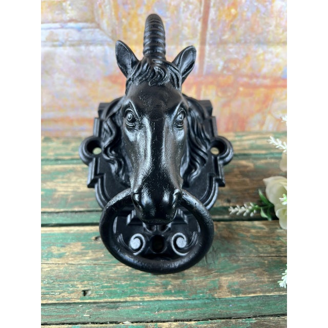 Cast Iron Stable Wall Bracket, 1890s For Sale - Image 5 of 11