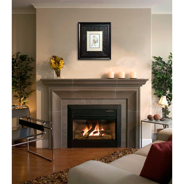 Max Ernst original color stone lithograph on woven Arches paper. 1970. Nachwort Size : 24,8x23cm. Frame: 19 3/4 x 19 in....