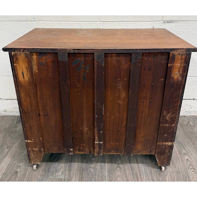 Antique Arts & Crafts Oak Washstand With Castors For Sale - Image 16 of 16