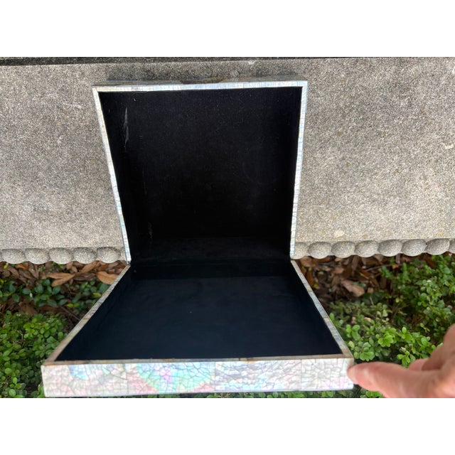 Vintage Tessellated Abalone Box For Sale - Image 9 of 10