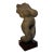 1960s Large Scale Abstract Brutalist Bronze Female Form Sculpture For Sale