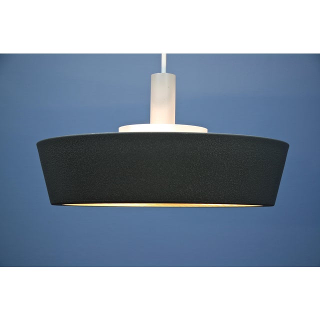 Dutch Pendant Light in Black by Niek Hiemstra for Evolux, 1960s For Sale - Image 4 of 9