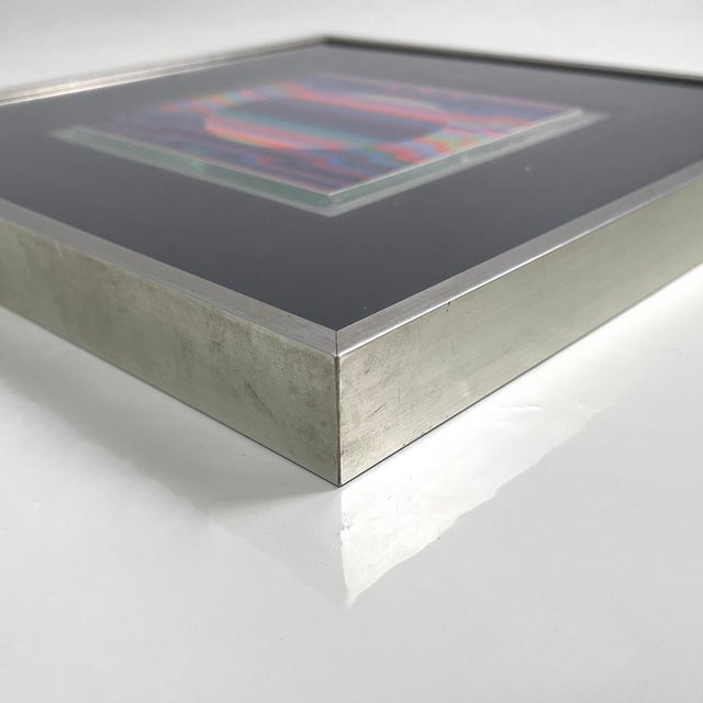 Victor Vasarely, Hungarian Modern Op Art Composition, 1970s, Framed For Sale - Image 11 of 13