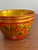 Farmhouse Vintage Hand Painted Folk Art Wooden Bowl For Sale - Image 3 of 9
