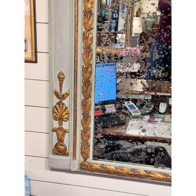 19th Century French Trumeau Style Mirror For Sale In Nashville - Image 6 of 9