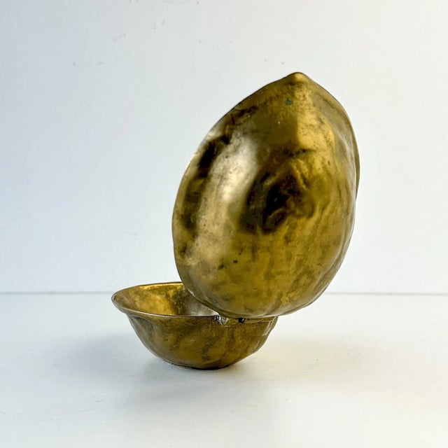 Midcentury Oversized Brass Walnut Nutcracker For Sale In New York - Image 6 of 12