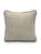 Tan Linen and Chenille Welted Decorative Pillow Cover For Sale - Image 4 of 4