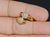 Genuine Natural 0.79cts VVS G Diamond 18k Solid Gold Bypass Ring, Size 6.75 For Sale In Dallas - Image 6 of 8