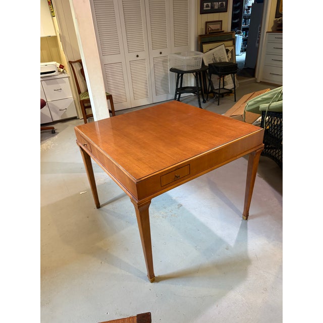 Contemporary Attributed Hickory Chair Julien Game Table For Sale - Image 3 of 8