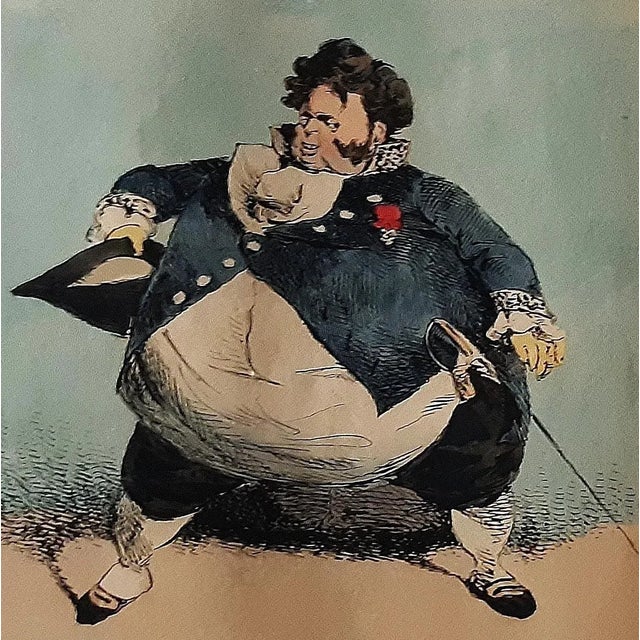 A Victim of the Old System - Original Lithograph by Henri Monnier - 1834 1834 For Sale - Image 3 of 4