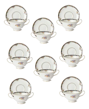 Wedgwood Osborne Cream Soup Svc. for 8
