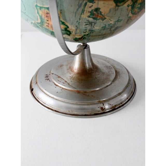 Mid-Century Modern 1960s World Globe For Sale - Image 3 of 11