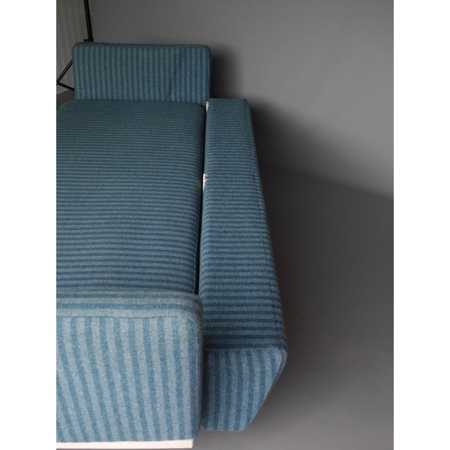 Mid-Century Dutch Steel and Wool Sofa Bed, 1960s For Sale - Image 16 of 18