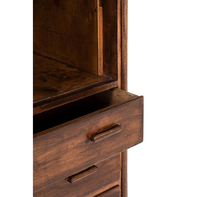Tall Glazed Haberdashery Cabinet For Sale - Image 15 of 18