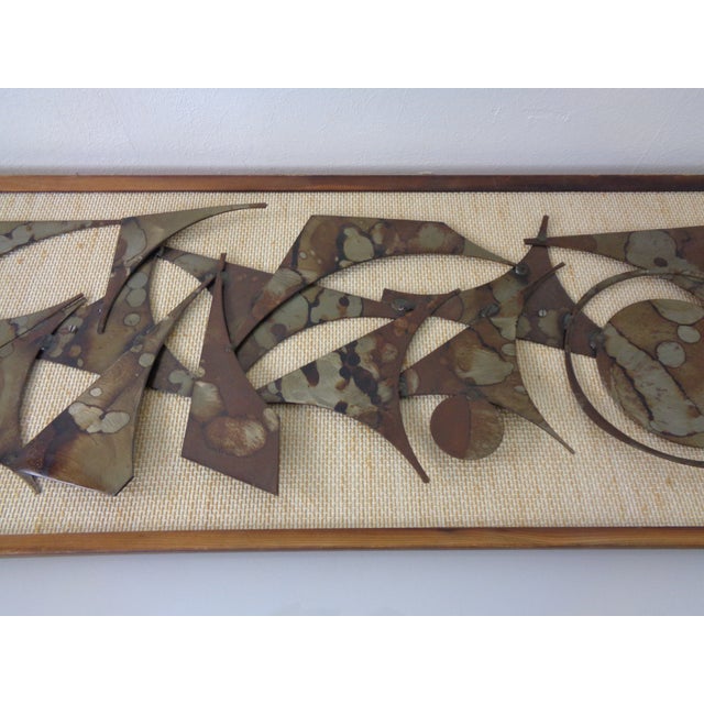 Brutalist Metal Wall Panels by Henrik Horst, Denmark, 1960s, Set of 2 For Sale - Image 16 of 18