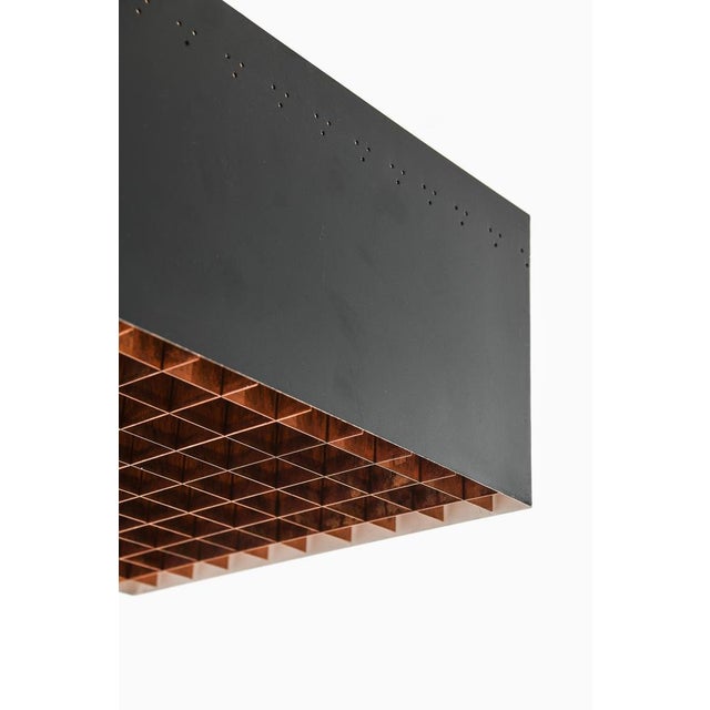 1960s Flush Mount in Copper with Lacquer and Metal, 1960s For Sale - Image 5 of 10