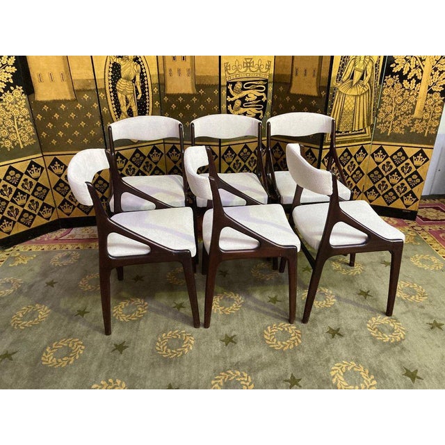 Chairs in Mahogany, Set of 6 For Sale - Image 4 of 11