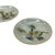 This charming pair of vintage Kutani Japan hand-painted porcelain dishes captures the timeless beauty of traditional...
