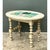 Wood Vintage Turned Wood Table With Ceramic Top For Sale - Image 7 of 12