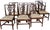 19th Century Set of 8 Antique Early 19th C Chippendale Mahogany Dining Chairs For Sale - Image 5 of 5