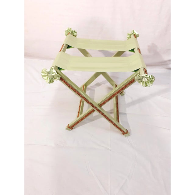 Green Cavvalletto Decorative Luggage Rack For Sale - Image 10 of 10