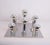 Large Flushmounts in Chrome and Perlmut by Motoko Ishii for Staff, 1970s, Set of 2 For Sale - Image 12 of 14