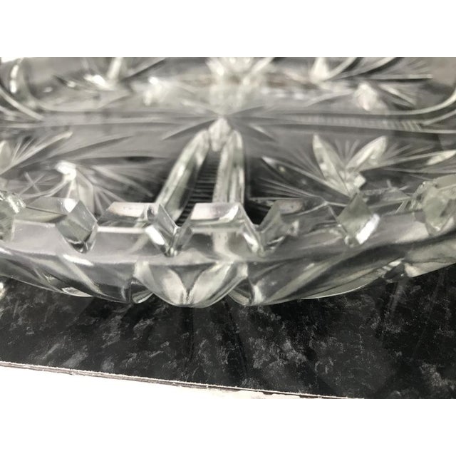 Hand-Cut Crystal Plate, 1970s For Sale - Image 11 of 18