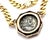 1970s Antique Bulgari Coin Monete Diamond Yellow Gold Link Chain Necklace For Sale - Image 5 of 12