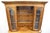 Late 20th Century High End Vintage Solid Oak Rustic European 62" Buffet W. Lighted Display China Cabinet 7080-67 / 7080-68 For Sale - Image 5 of 14