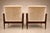 Champagne Móveis Provenzal Lounge Chair in Jacaranda & Champagne Mohair Velvet, Brazil, 1960s For Sale - Image 8 of 16
