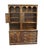 1960s Sprague and Carleton Country Cabinet Solid Knotty Pine Maker Rustic Americana Style 56" Custom Wall Unit / Bookcase W. Cabinets For Sale - Image 5 of 17