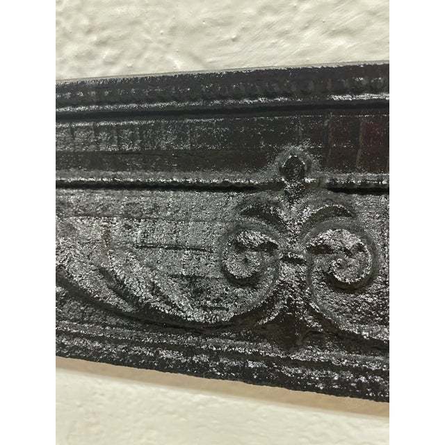 Beautiful design - 19th Century Antique Cast Iron Fireplace Surround - Ornate Victorian From New Orleans Riding a crest of...