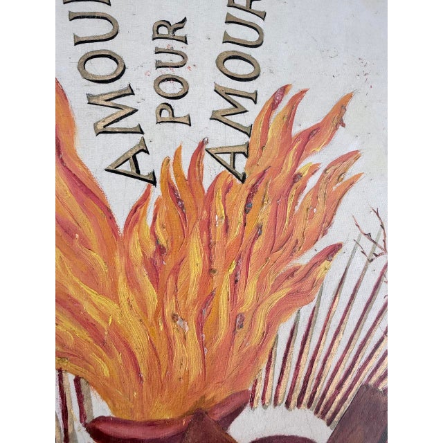 Large Sacred Heart Church Coat of Arms, 1960s For Sale - Image 10 of 18