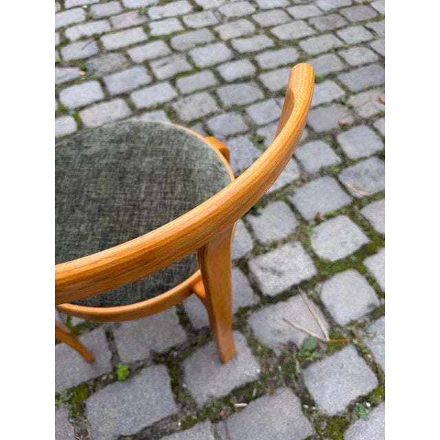 Brown Armchair Series 8000 in Green and Upholstered Beech, by Thygesen & Sørensen for Magnus Olesen For Sale - Image 8 of 11