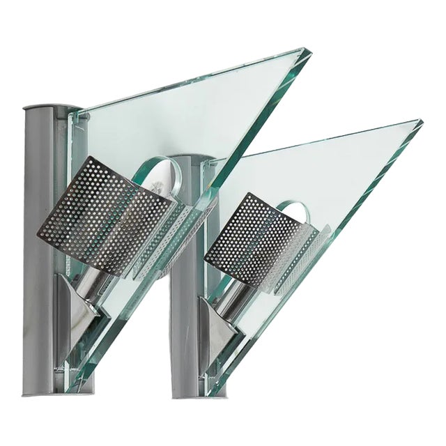 Italian Icaro Wall Lights by Carlo Forcolini for Artemide, 1980s, Set of 2 For Sale