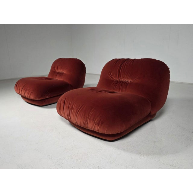 1970s Jumbo Lounge Chair by Alberto Rosselli for Saporiti Italia, Italy, 1970s For Sale - Image 5 of 12