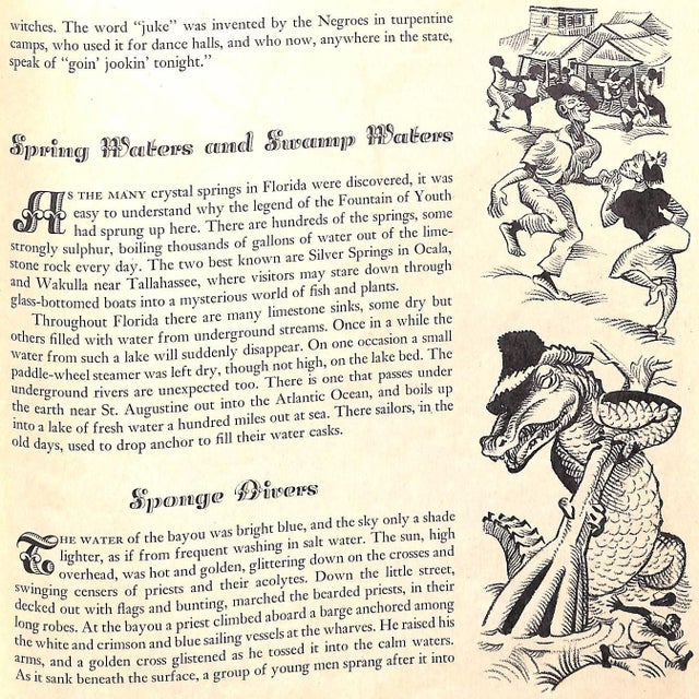Traditional "The Story of Florida" 1947 McNeer, May [Text By] For Sale - Image 3 of 12