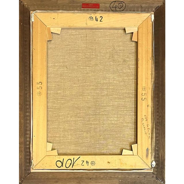 Vivaldo Martini, Abstract Composition No. 5, Oil on Canvas For Sale - Image 11 of 12