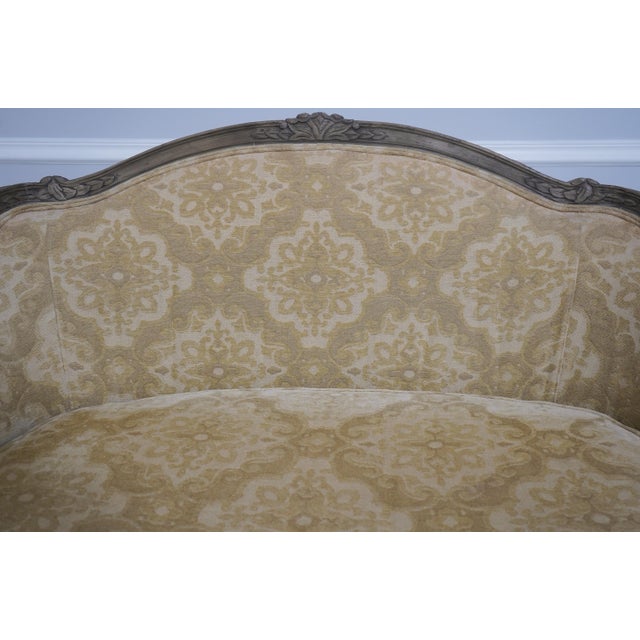 Harden French Louis XVI Loveseat & Ottoman For Sale In Philadelphia - Image 6 of 18