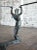 Metal Mid 20th Century Italian Bronze Neoclassical Style Caryatid & Atlas Dining or Work Table For Sale - Image 7 of 13