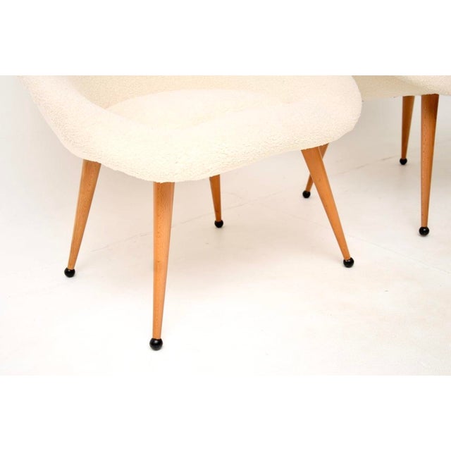 Vintage French Pod Armchairs, 1960s, Set of 2 For Sale - Image 9 of 11