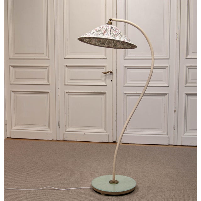Arc Floor Lamp attributed to Iwo, Sweden, 1930s For Sale - Image 4 of 14