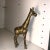 Vintage Mid-Century Modern Textured Brass Standing Giraffe For Sale In Dallas - Image 6 of 8