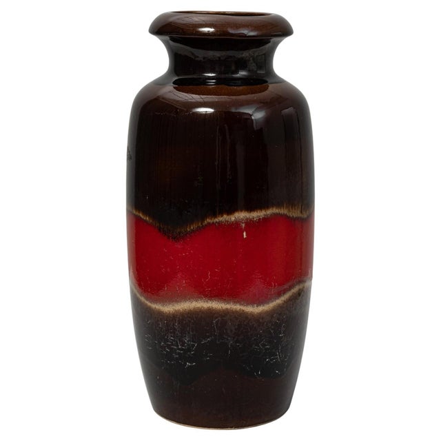 20th Century German 'W. Germany' Ceramic Vase For Sale - Image 15 of 18