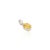 18k Gold Yellow Sapphire and Diamond Pendant, Ring Size 7, Stud Earrings - 4 Pieces For Sale - Image 9 of 11