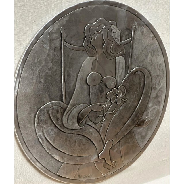 Early 21st Century "Cendrillon" by Linda Le Kinff - Hand-Hammered Aluminum Relief (2001), Framed For Sale - Image 5 of 9