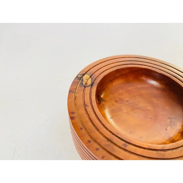 Wood Wood Ashtray in Brown Color, France, 1970s For Sale - Image 7 of 9