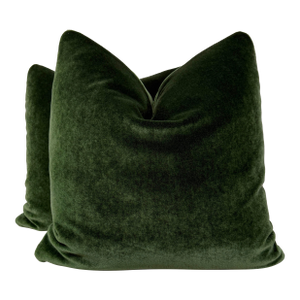 Mohair in Fern 22" Pillows-a Pair